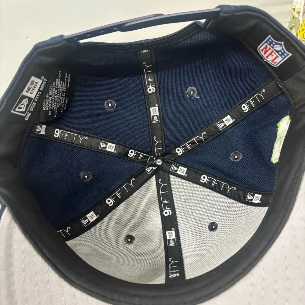 New Era Navy Seattle Seahawks 9FIFTY‎ Snapback Hat